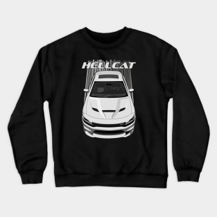 Charger Hellcat - White Crewneck Sweatshirt